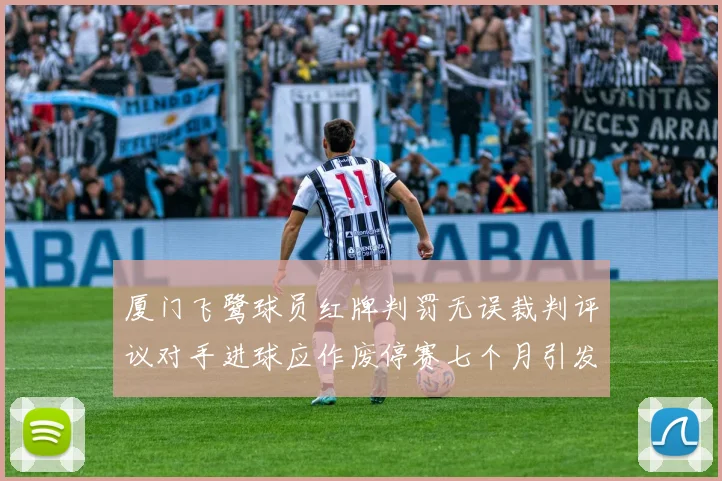 厦门飞鹭球员红牌判罚无误裁判评议对手进球应作废停赛七个月引发热议